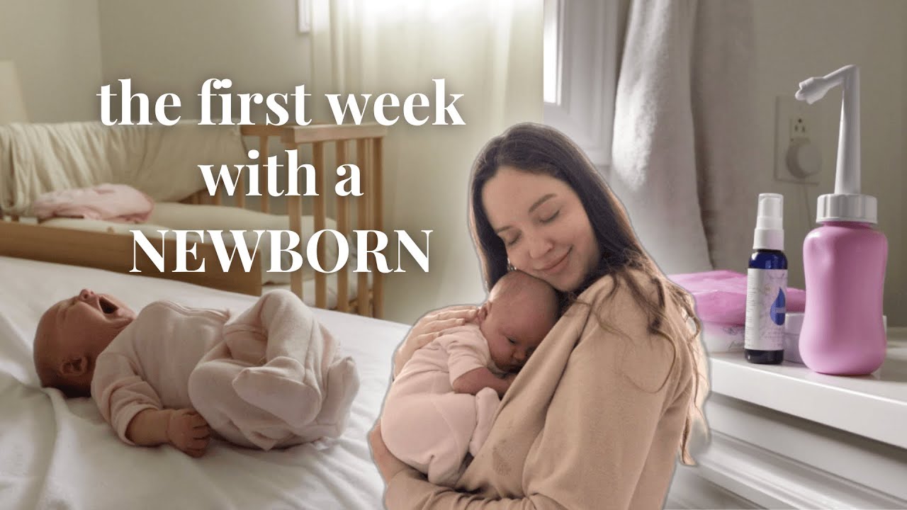 The First Week With a Newborn | Postpartum w/ 3 Under 3 img