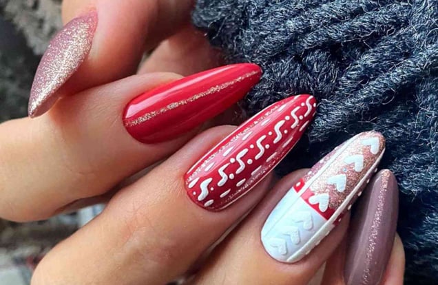 Winter Sweater Nail Art Design BORN PRETTY img