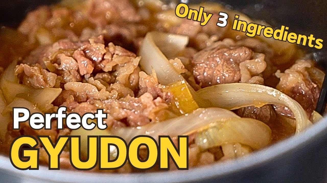 How to Make Perfect Gyudon (Japanese Beef Bowl) : Easy at Home and Authentically Delicious !! img